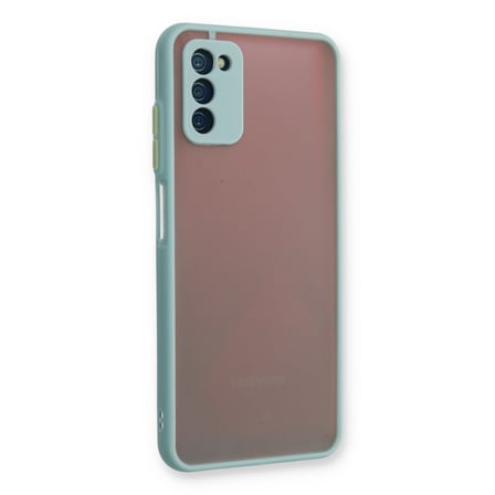 Galaxy A03S Kılıf Montreal Silikon Kapak - Turkuaz
