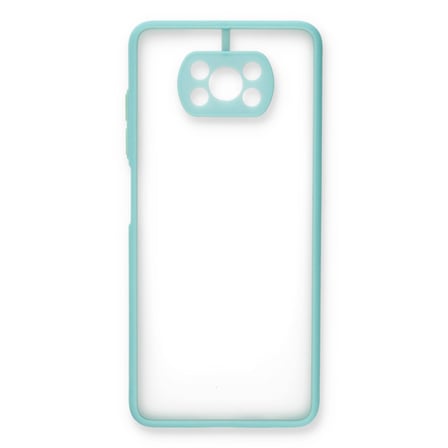 Pocophone X3 Kılıf Montreal Silikon Kapak - Turkuaz