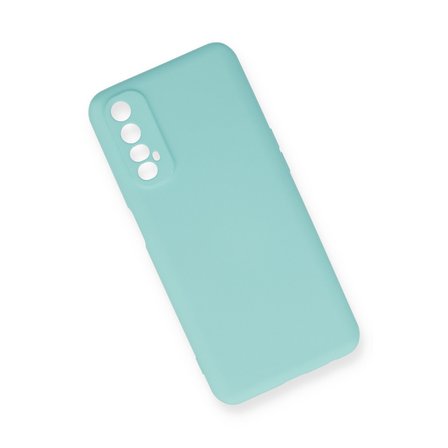 Realme 7 Kılıf Nano içi Kadife Silikon - Turkuaz