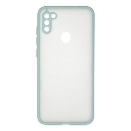 Galaxy A11 Kılıf Montreal Silikon Kapak - Turkuaz