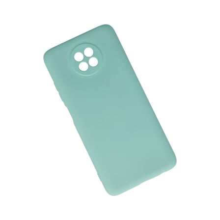 Redmi Note 9 5G Kılıf Nano içi Kadife Silikon - Turkuaz