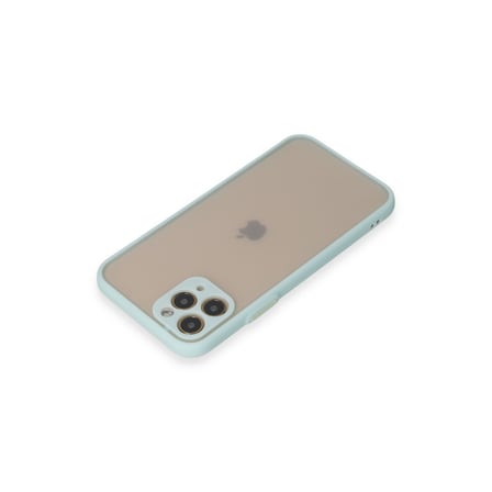 iPhone 11 Pro Kılıf Montreal Silikon Kapak - Turkuaz