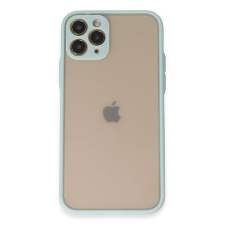 iPhone 11 Pro Kılıf Montreal Silikon Kapak - Turkuaz