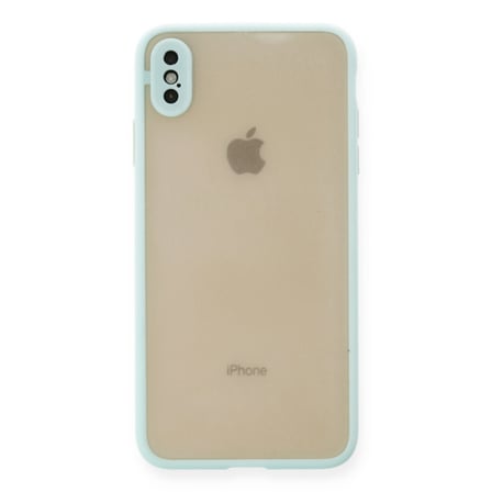 iPhone X Kılıf Montreal Silikon Kapak - Turkuaz
