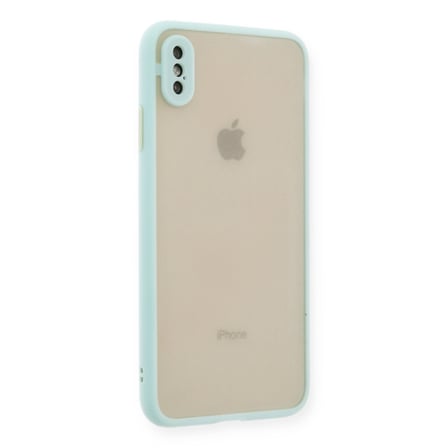 iPhone X Kılıf Montreal Silikon Kapak - Turkuaz