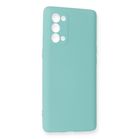 Reno 5 Pro Kılıf Nano içi Kadife Silikon - Turkuaz