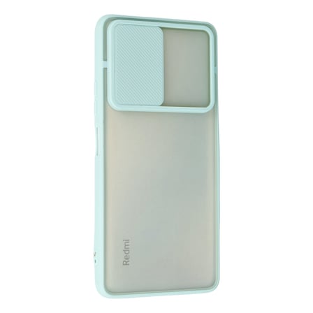 Redmi Note 10 Pro Kılıf Palm Buzlu Kamera Sürgülü Silikon - Turkuaz