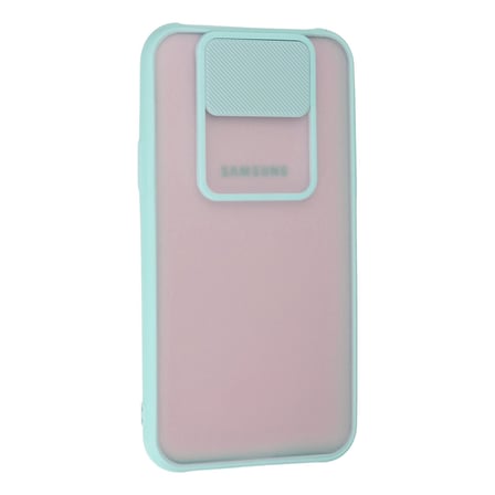 Galaxy J7 Kılıf Palm Buzlu Kamera Sürgülü Silikon - Turkuaz