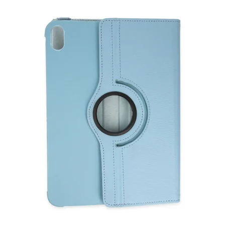 iPad 2022 10.9 (10.nesil) Kılıf 360 Tablet Deri Kılıf - Turkuaz