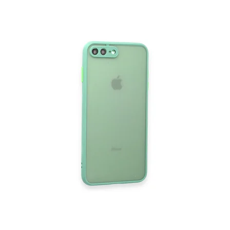 iPhone 7 Plus Kılıf Montreal Silikon Kapak - Turkuaz