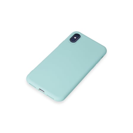 iPhone X Kılıf First Silikon - Turkuaz
