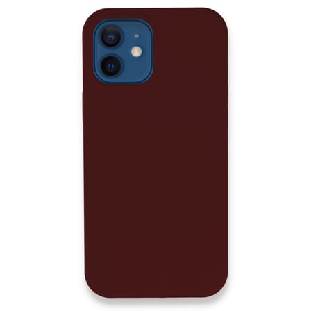 Apple iPhone 12 Uyumlu Kılıf Lansman Legant Silikon - Bordo