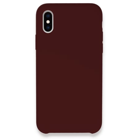 iPhone XS Max Kılıf Lansman Legant Silikon - Bordo