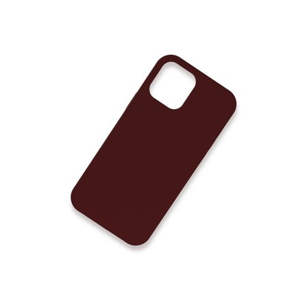 iPhone 12 Pro Kılıf Lansman Legant Silikon - Bordo