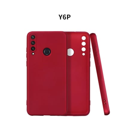 Y6P Kılıf First Silikon - Bordo