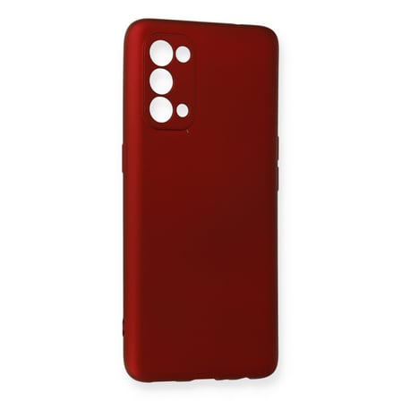 Reno 5 Pro Kılıf First Silikon - Bordo