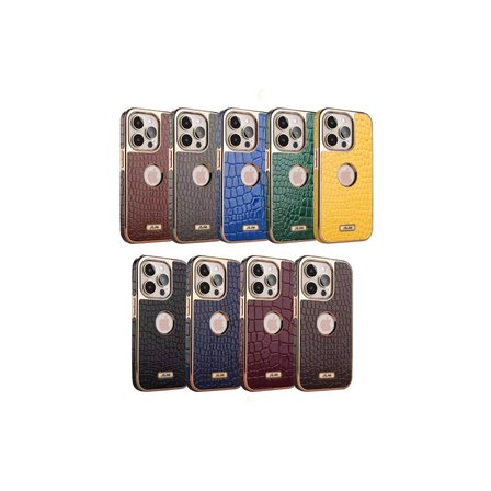 iPhone 14 Pro Kılıf Snake Kapak - Bordo