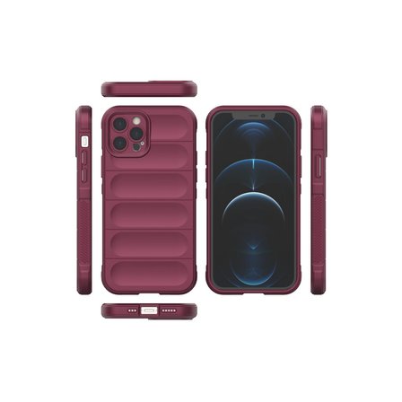 iPhone 12 Pro Kılıf Optimum Silikon - Bordo