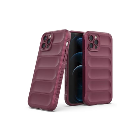 iPhone 12 Pro Kılıf Optimum Silikon - Bordo