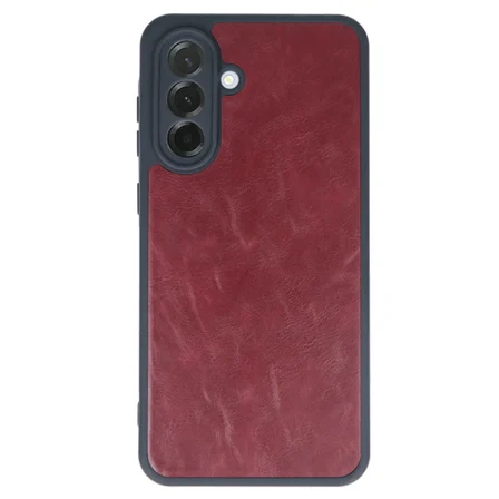 Galaxy A15 4G Kılıf Aras Deri Kapak - Bordo
