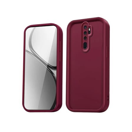 Note 8 Pro Kılıf Viera Silikon - Bordo