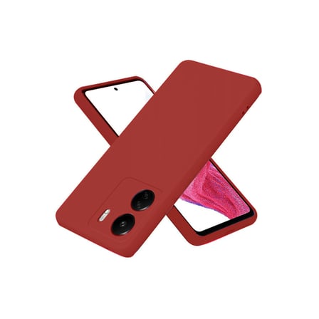 Xiaomi Redmi 13C Uyumlu Kılıf First Silikon - Bordo