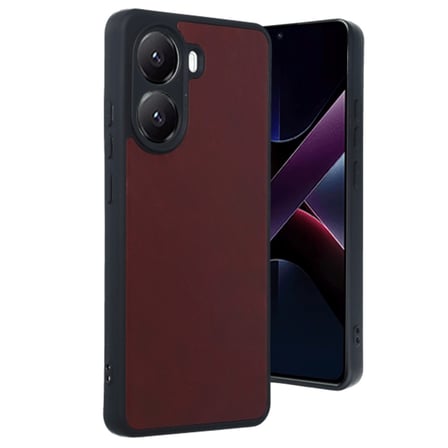 X7 Pro Kılıf Aras Deri Kapak - Bordo