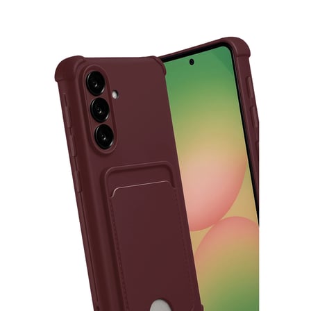 Galaxy A17 5G Kelvin Kartvizitli Silikon - Bordo