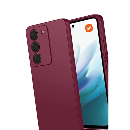 Redmi 15 4G First Silikon - Bordo