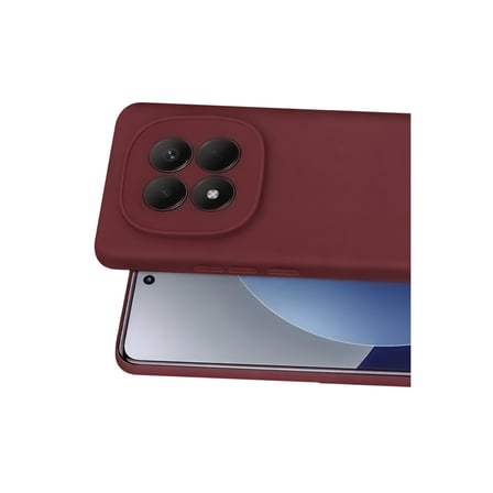 Note 15 Pro 5G First Silikon - Bordo