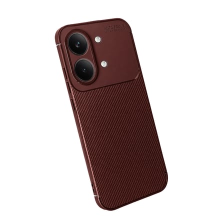 Poco X8 Pro Max Auto Focus Karbon Kapak - Bordo