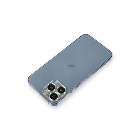 iPhone 11 Pro Max Metal Kamera Lens Koruma Cam - Açık Yeşil