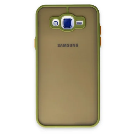 Galaxy J7 Kılıf Montreal Silikon Kapak - Açık Yeşil