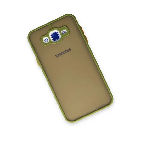 Galaxy J7 Kılıf Montreal Silikon Kapak - Açık Yeşil