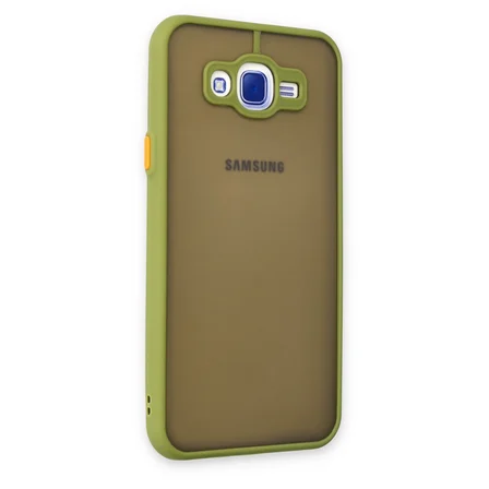 Galaxy J7 Kılıf Montreal Silikon Kapak - Açık Yeşil