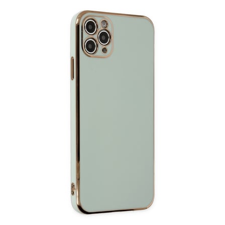 iPhone 11 Pro Max Kılıf Volet Silikon - Açık Yeşil