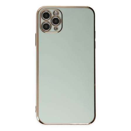 iPhone 11 Pro Max Kılıf Volet Silikon - Açık Yeşil