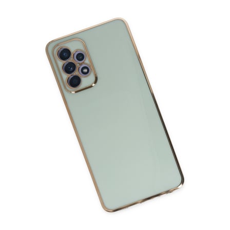 Galaxy A52 Kılıf Volet Silikon - Açık Yeşil