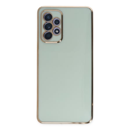 Galaxy A52 Kılıf Volet Silikon - Açık Yeşil