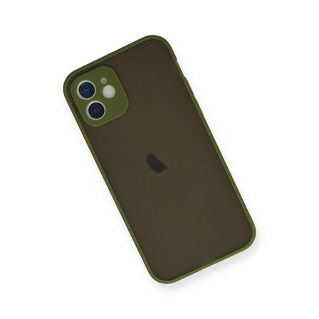 iPhone 12 Mini Kılıf Montreal Silikon Kapak - Açık Yeşil