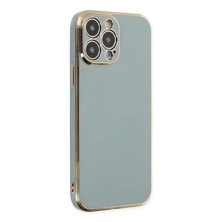 iPhone 15 Pro Max Kılıf Volet Silikon - Açık Yeşil