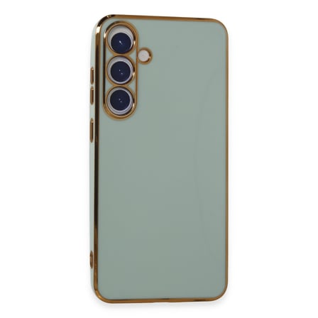 Galaxy S24 Plus Kılıf Volet Silikon - Açık Yeşil