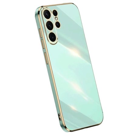 Galaxy S24 Ultra Kılıf Volet Silikon - Açık Yeşil