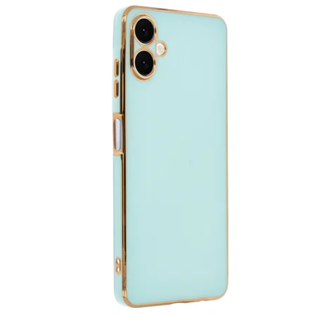 Galaxy A06 Kılıf Volet Silikon - Açık Yeşil