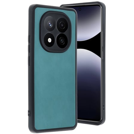 Note 14 Pro 5G Kılıf Aras Deri Kapak - Açık Yeşil