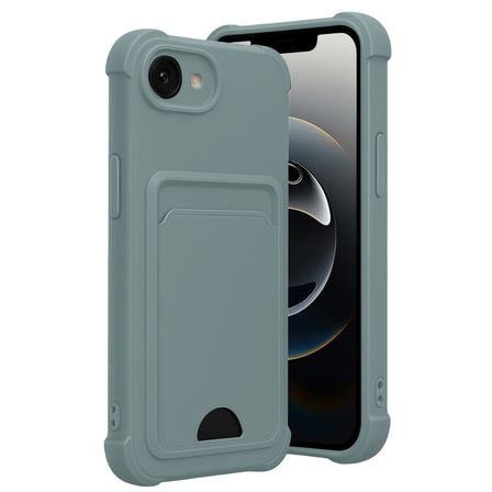 iPhone 16E Kelvin Kartvizitli Silikon - Açık Yeşil