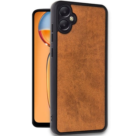 Galaxy A05 Kılıf Aras Deri Kapak - Taba