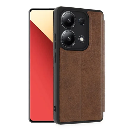 Note 13 4G Kılıf Flip Cover - Taba