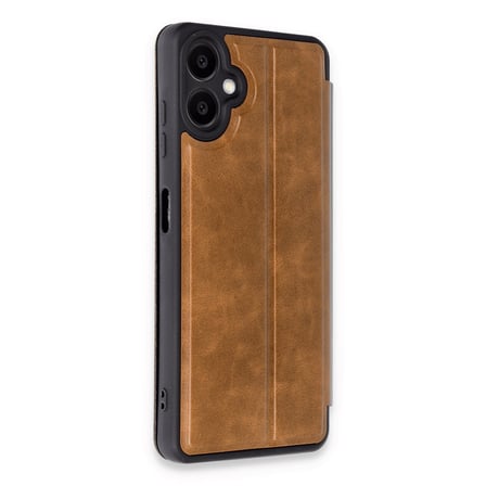 Galaxy A06 Kılıf Flip Cover - Taba