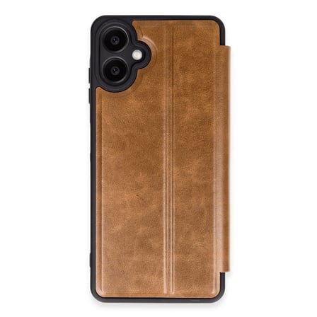 Galaxy A06 Kılıf Flip Cover - Taba